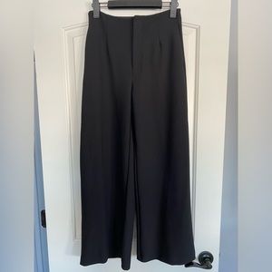 Abercrombie & Fitch Wide Leg Trousers | Black | Size 28P